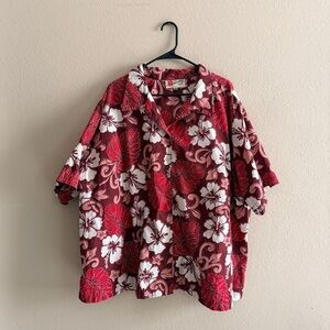 Hilo Hattie Vintage Hawaiian Floral Tropical Shirt